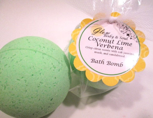 Coconut Lime Verbena Bath Bomb Fizzy