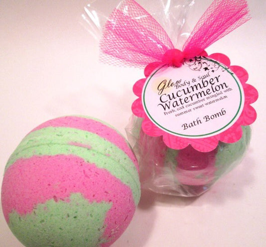 Cucumber Watermelon Bath Bomb Fizzy