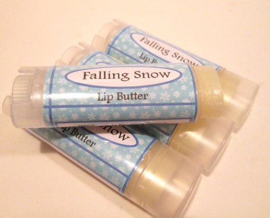 Falling Snow Lip Butter Peppermint Vanilla Lip Balm