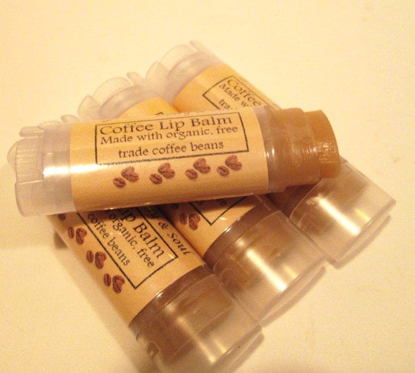 Coffee Lip Balm Organic Free Trade Unsweetened Lip Balm