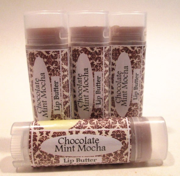 Chocolate Mint Mocha Lip Butter Unsweetened Lip Balm